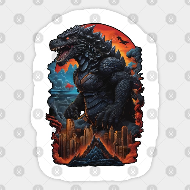 Godzilla Sticker by ahmadist